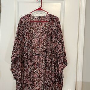 Torrid kimono swim cover up